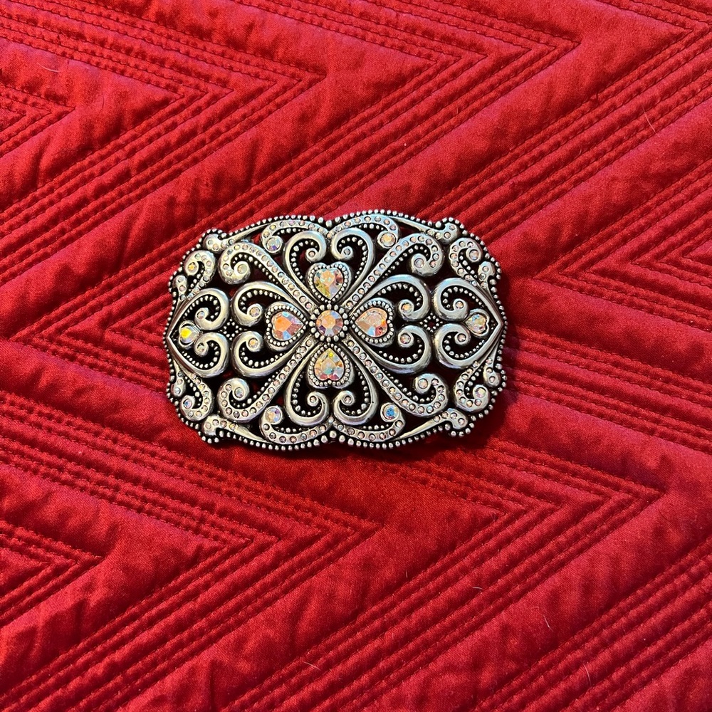 Jeweled belt buckle. Like new